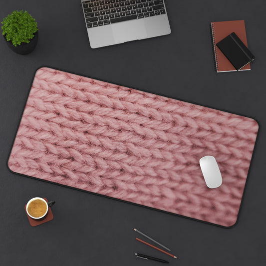 Pinky Knit Gaming PC Mouse Desk Mat