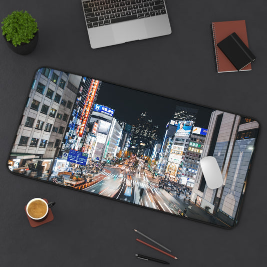 Tokyo At Night Gaming PC Mouse Desk Mat