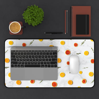 Mini Orange Gaming PC Mouse Desk Mat