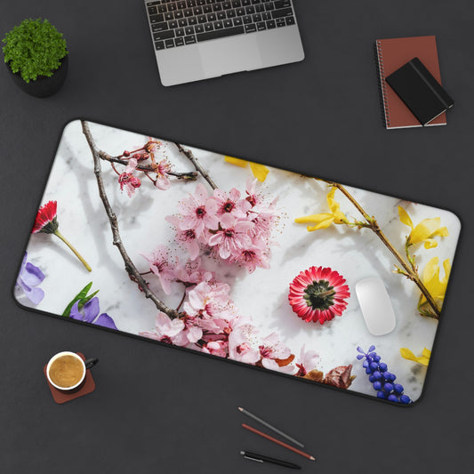 Flowers 6 Gaming PC Mouse Desk Mat