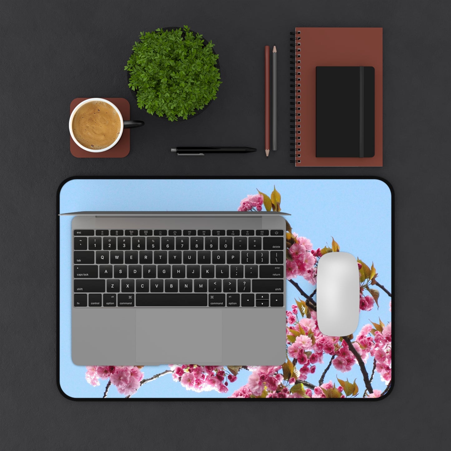 Cherry Blossom Gaming PC Mouse Desk Mat