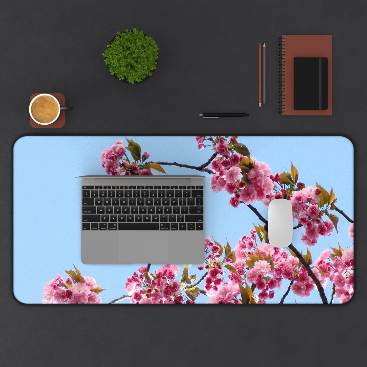 Cherry Blossom Gaming PC Mouse Desk Mat