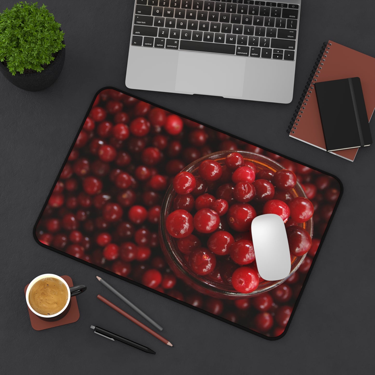 A Red Berry 2 Gaming PC Mouse Desk Mat