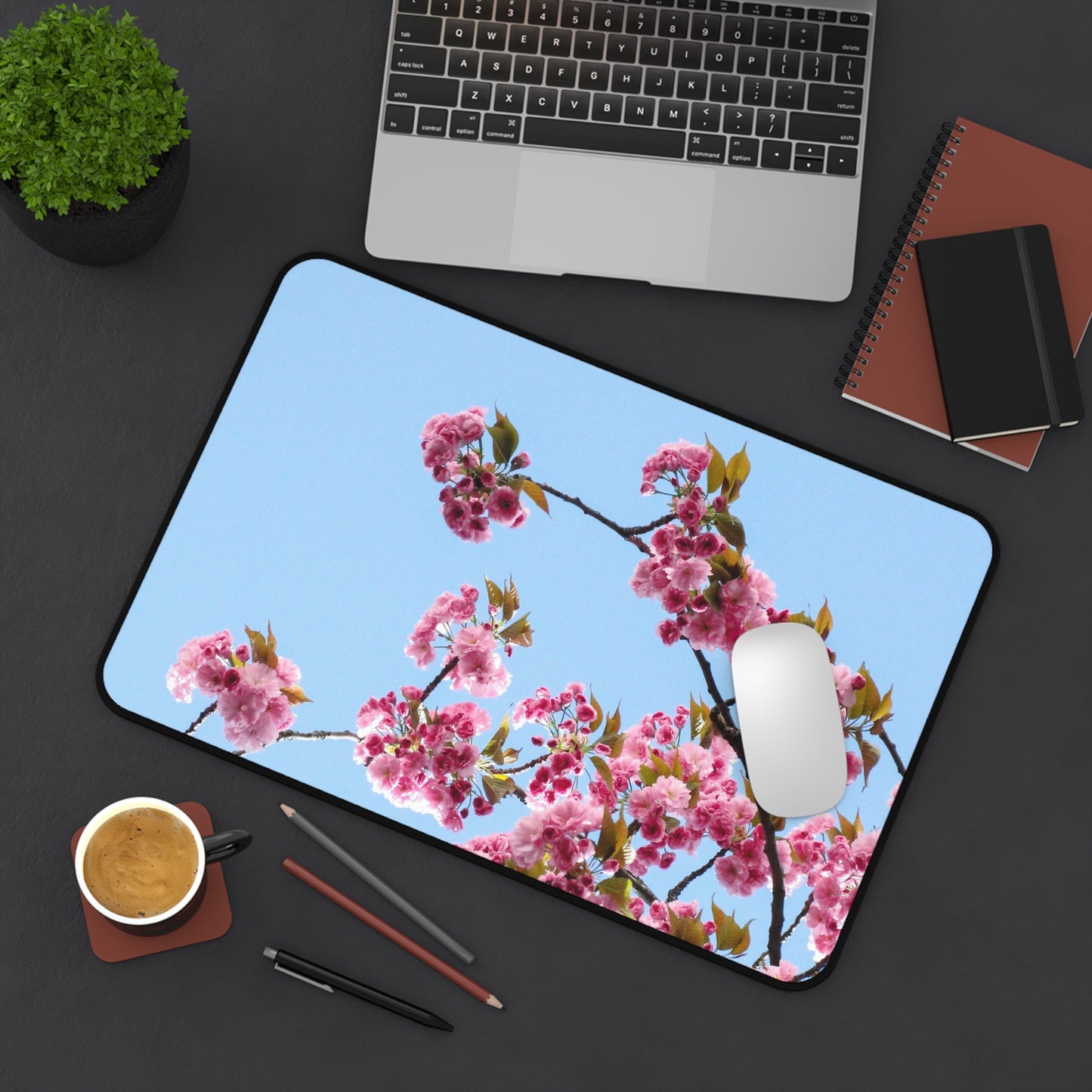 Cherry Blossom Gaming PC Mouse Desk Mat