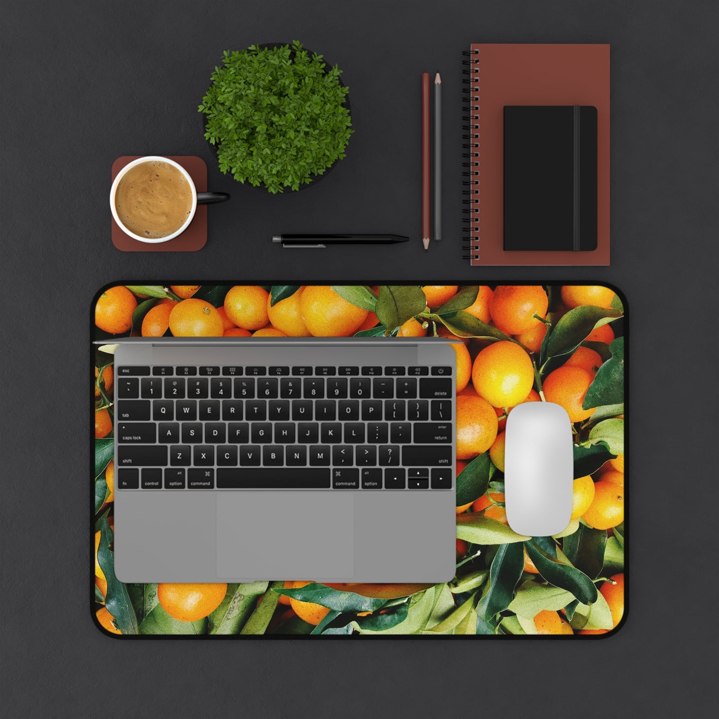 Mini Oranges 2 PC Mouse Desk Mat