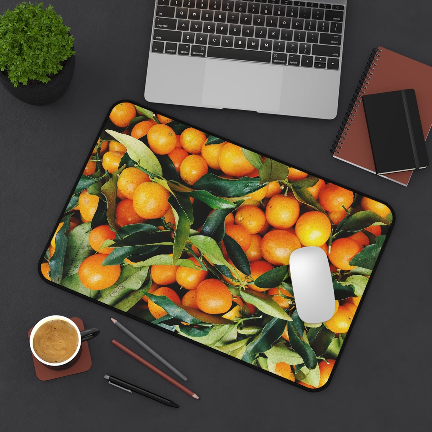 Mini Oranges 2 PC Mouse Desk Mat