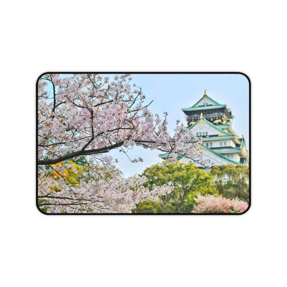 Cherry Blossoms House Gaming PC Mouse Desk Mat