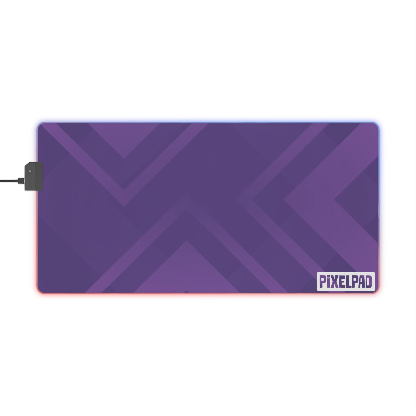 Violet Mono LED Gaming Mouse Pad