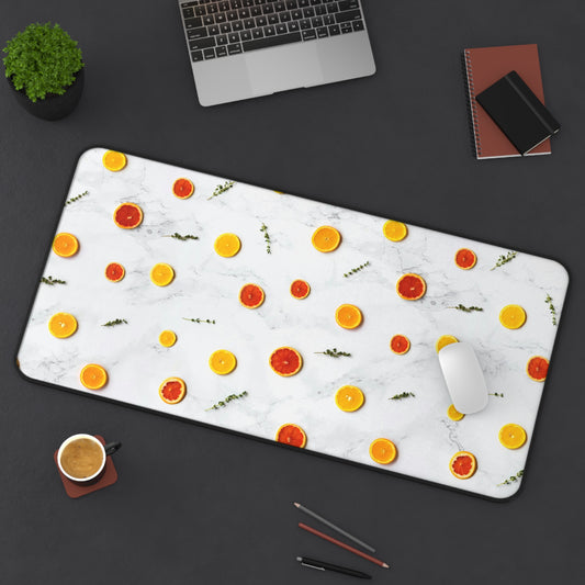 Mini Orange Gaming PC Mouse Desk Mat