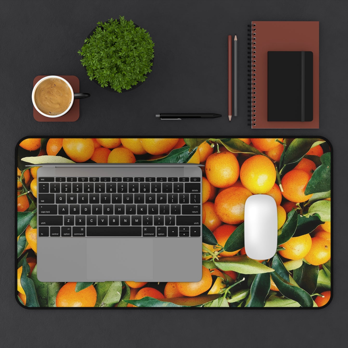 Mini Oranges 2 PC Mouse Desk Mat